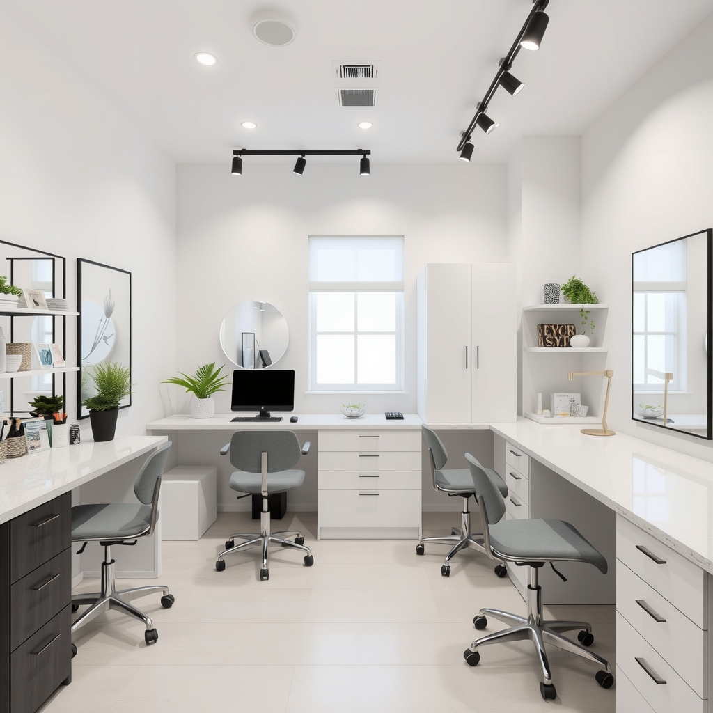 Beauty studio work at Wakeup Beauty Bar